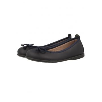 Balerini de piele - Bleumarin