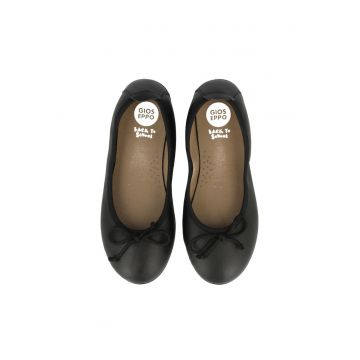 Balerini de piele cu funda