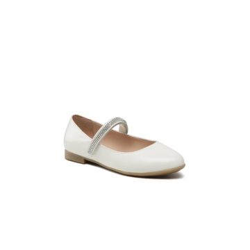 Balerini fete -  5904862652009 - Alb - Piele naturala - Alb