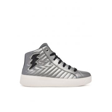 Pantofi copii -  Dk Silver - piele ecologica - pentru fete