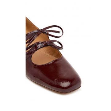 Pantofi cu toc de dama -  305480989 - piele naturala - multicolor -