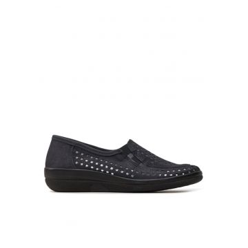 Pantofi dama  200250267 - Piele naturala/Piele nabuc - Bleumarin