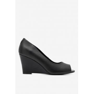 Pantofi dama  5904862498782 - Piele naturala - Negru - Negru