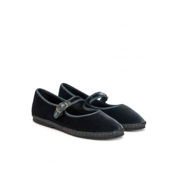Pantofi dama -  Gri Mel - Velvet