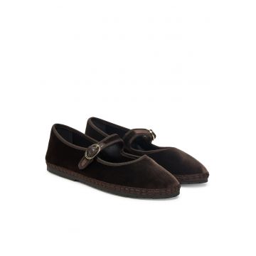 Pantofi dama -  maro - velvet -