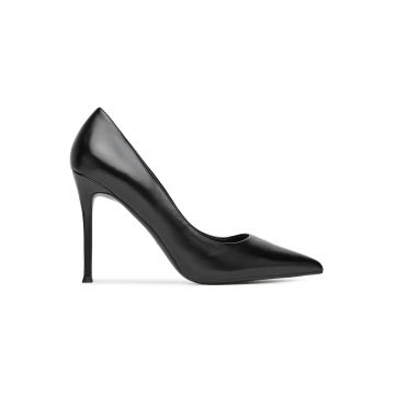 Pantofi dama -  stiletto - negru - piele naturala -