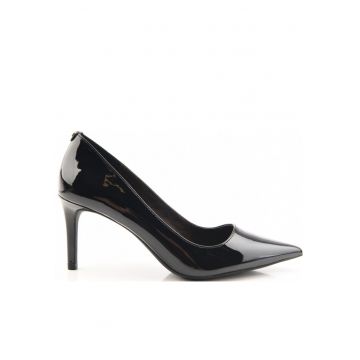 Pantofi dama -  Textil/Cauciuc - Negru -