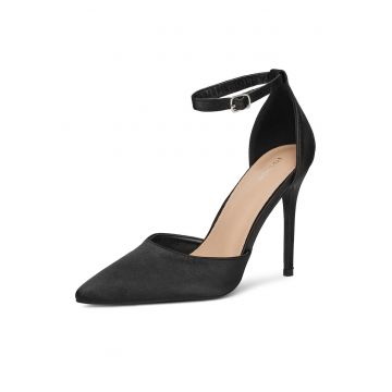 Pantofi dama -  tocuri - piele ecologica - negru