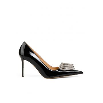 Pantofi dama -  Triple Heart - Negru - Negru