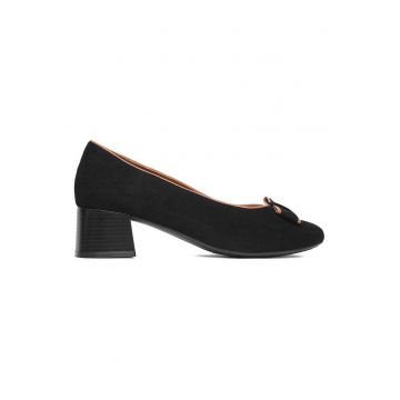 Pantofi de dama -  piele naturala - negru