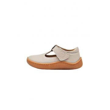 Pantofi decupati fete -  piele naturala comozi - CMP509C - Crem -