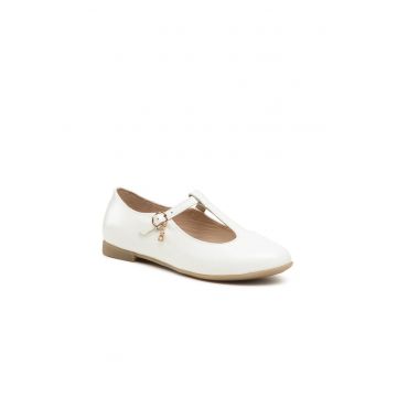 Pantofi fete -  5904862652085 - Alb - Piele naturala - Alb
