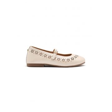 Pantofi Mary Jane din piele - Alb