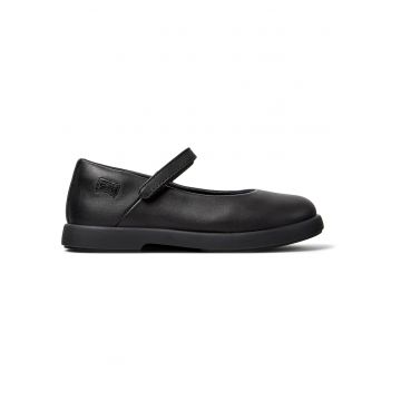 Pantofi Mary Jane din piele Duet Twins 8507 - Negru stins