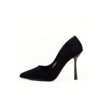 Pantofi negri eleganti 6837 02 11313 - Negru