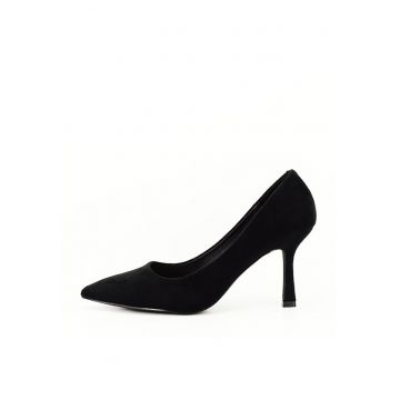 Pantofi negri eleganti H1014 01 11379 - Negru