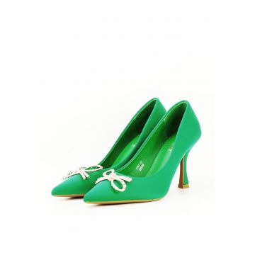 Pantofi verzi eleganti 1701 01 11295 - Verde