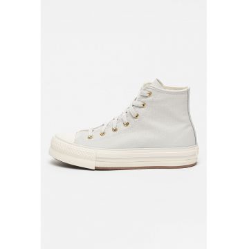 Tenisi mid-high Chuck Taylor All Star Eva - Gri deschis