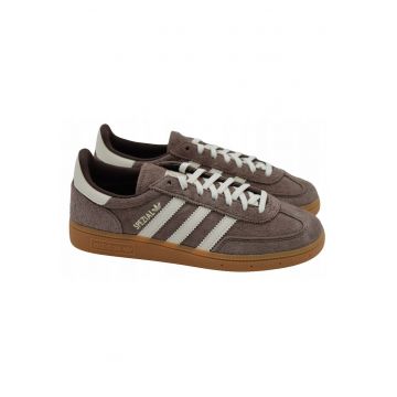 Pantofi Dama -  Handball Spezial IF6490 - Piele Intoarsa Suede - Stil Retro Anii 70 - Talpa Aderenta Maxima - Confort Zilnic - Maro