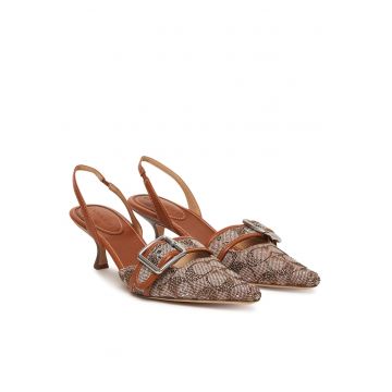 Pantofi dama -  piele naturala - bej CCV94