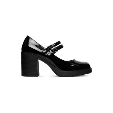 Pantofi pentru dama -  Sintetic - Negru